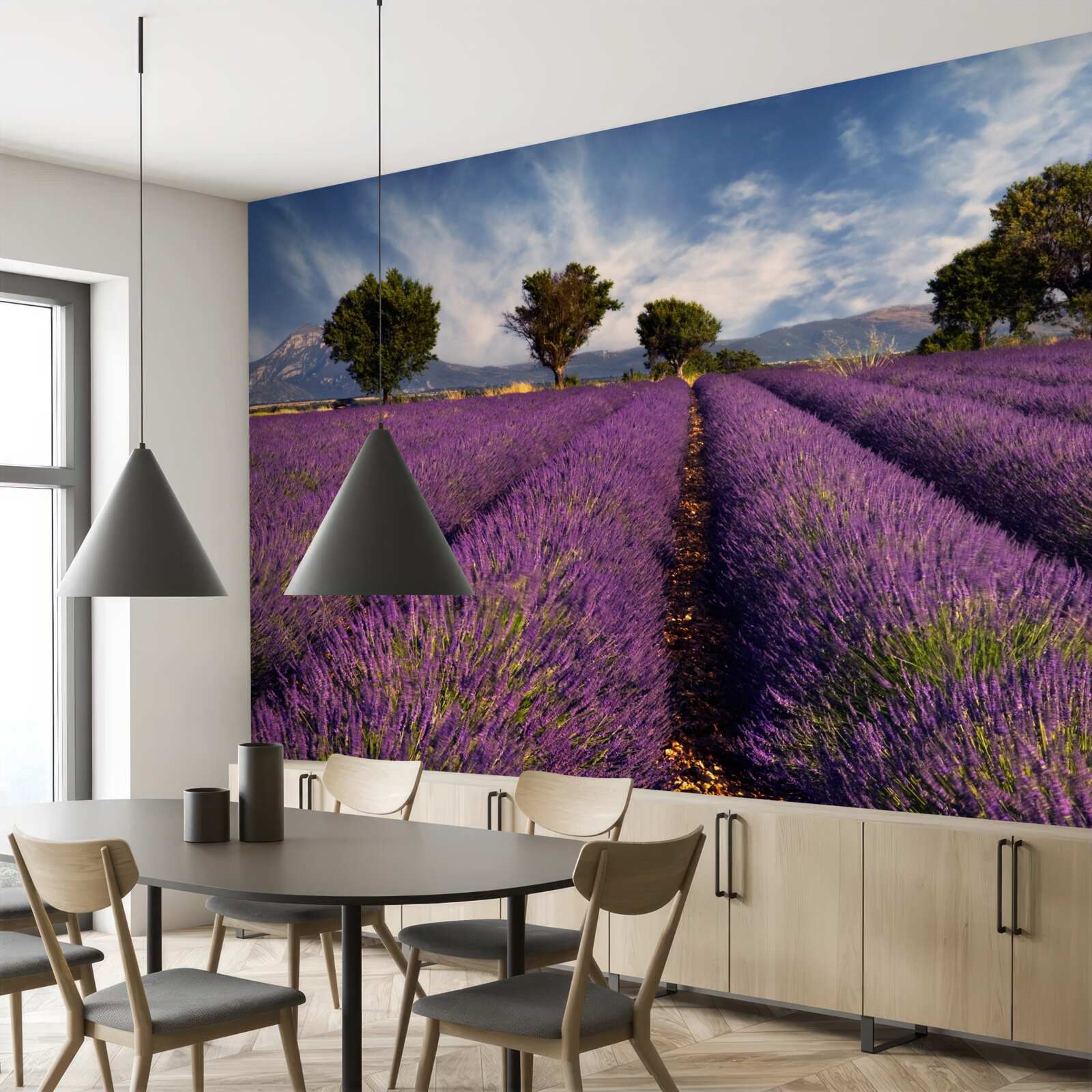 Fototapeta voňavé levanduľové polia