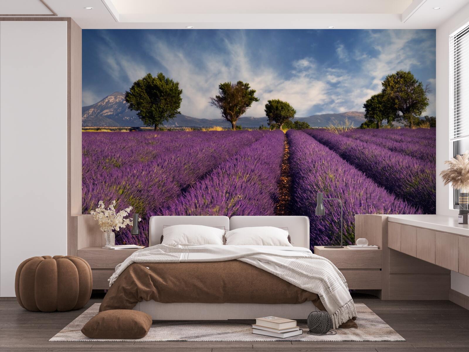 Fototapeta voňavé levanduľové polia