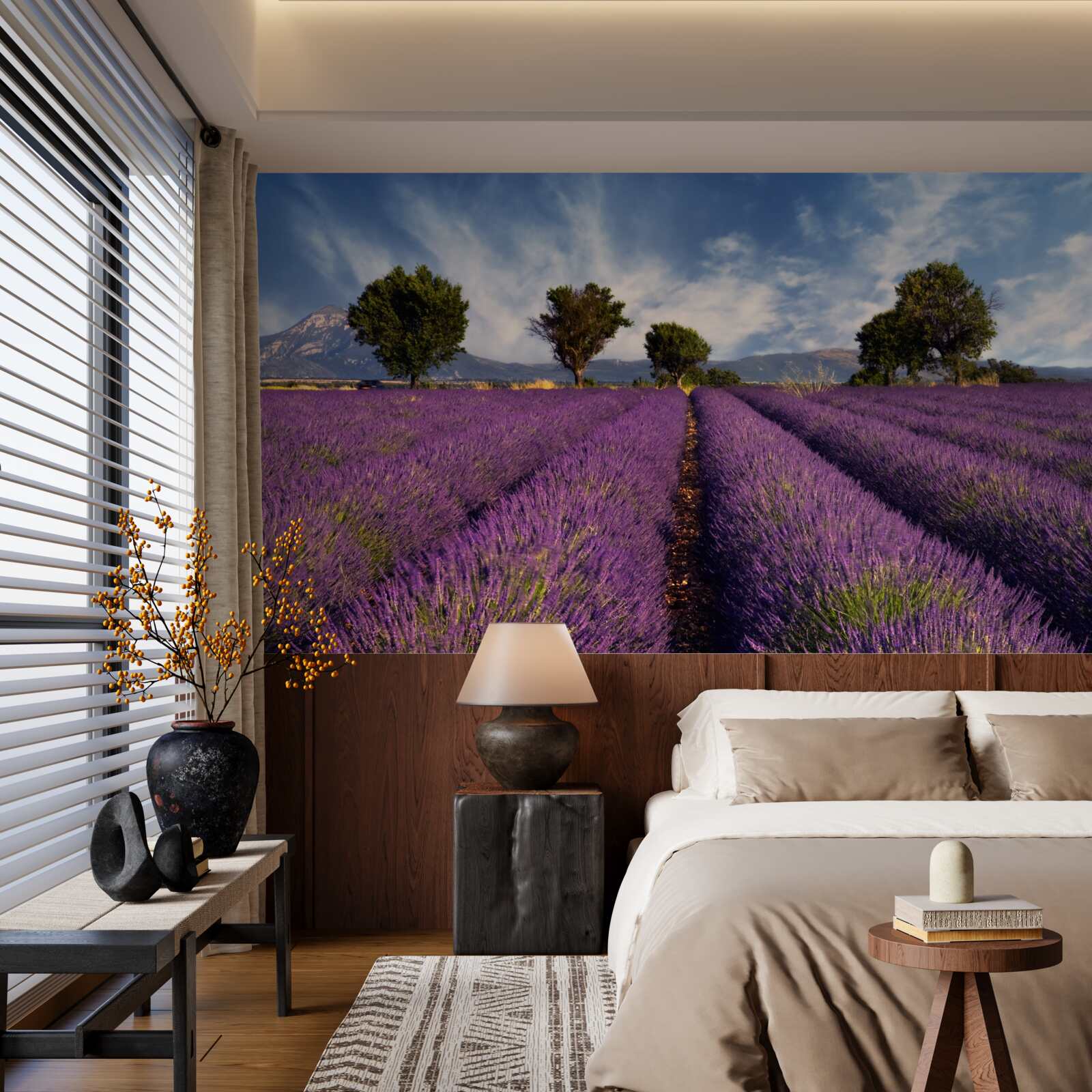 Fototapeta voňavé levanduľové polia