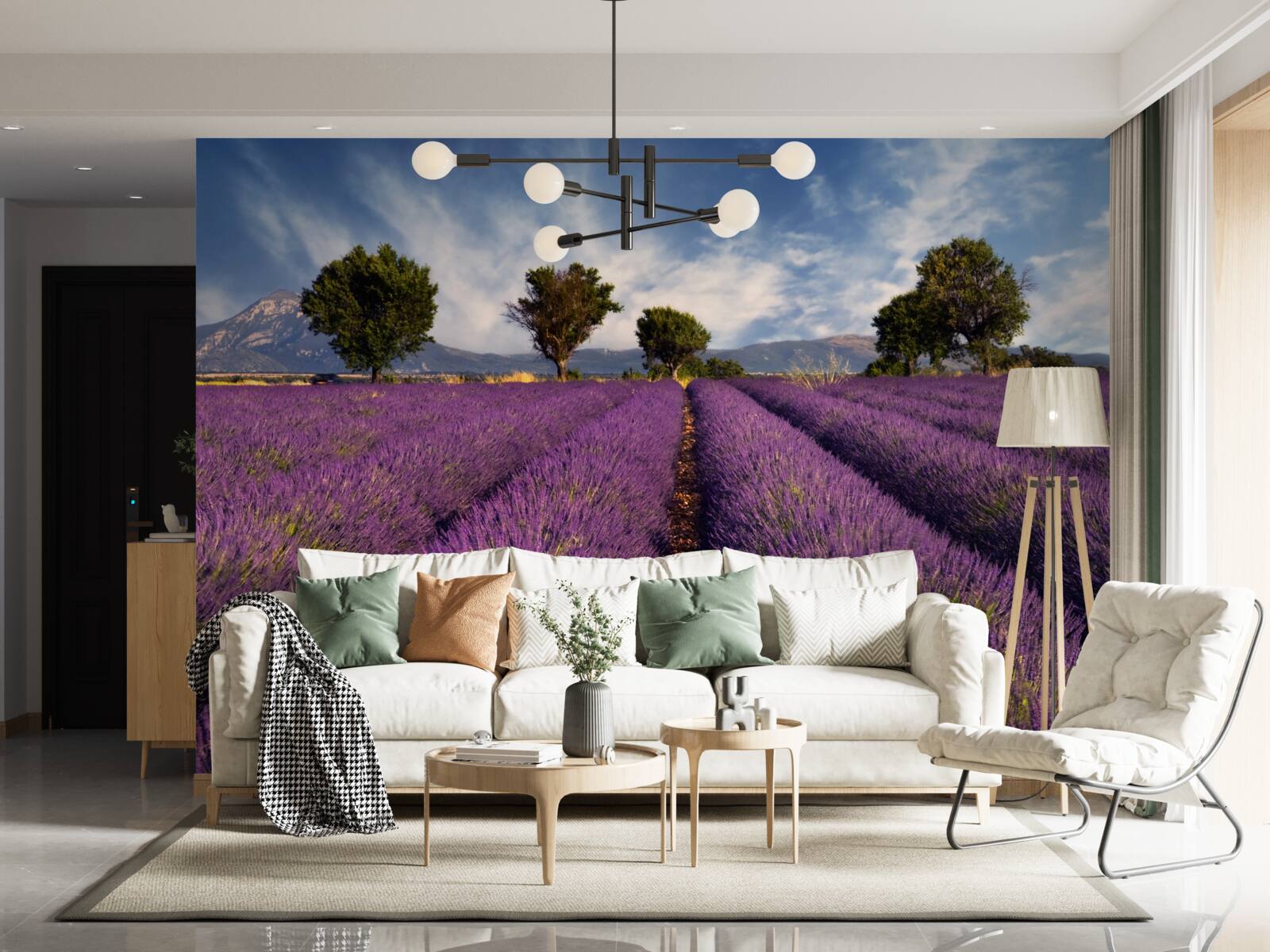 Fototapeta voňavé levanduľové polia