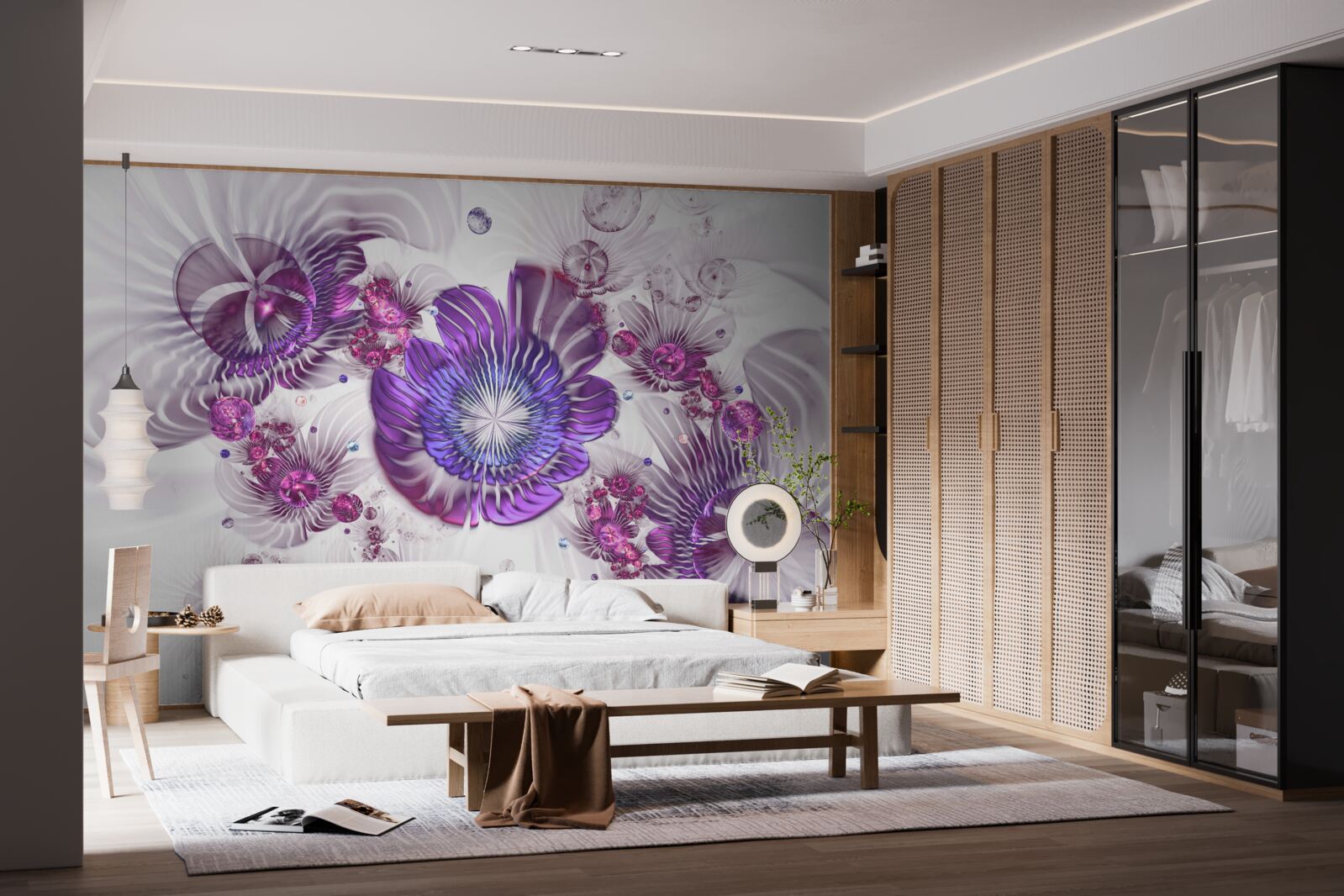 Fototapeta abstraktné kvetinové vzory