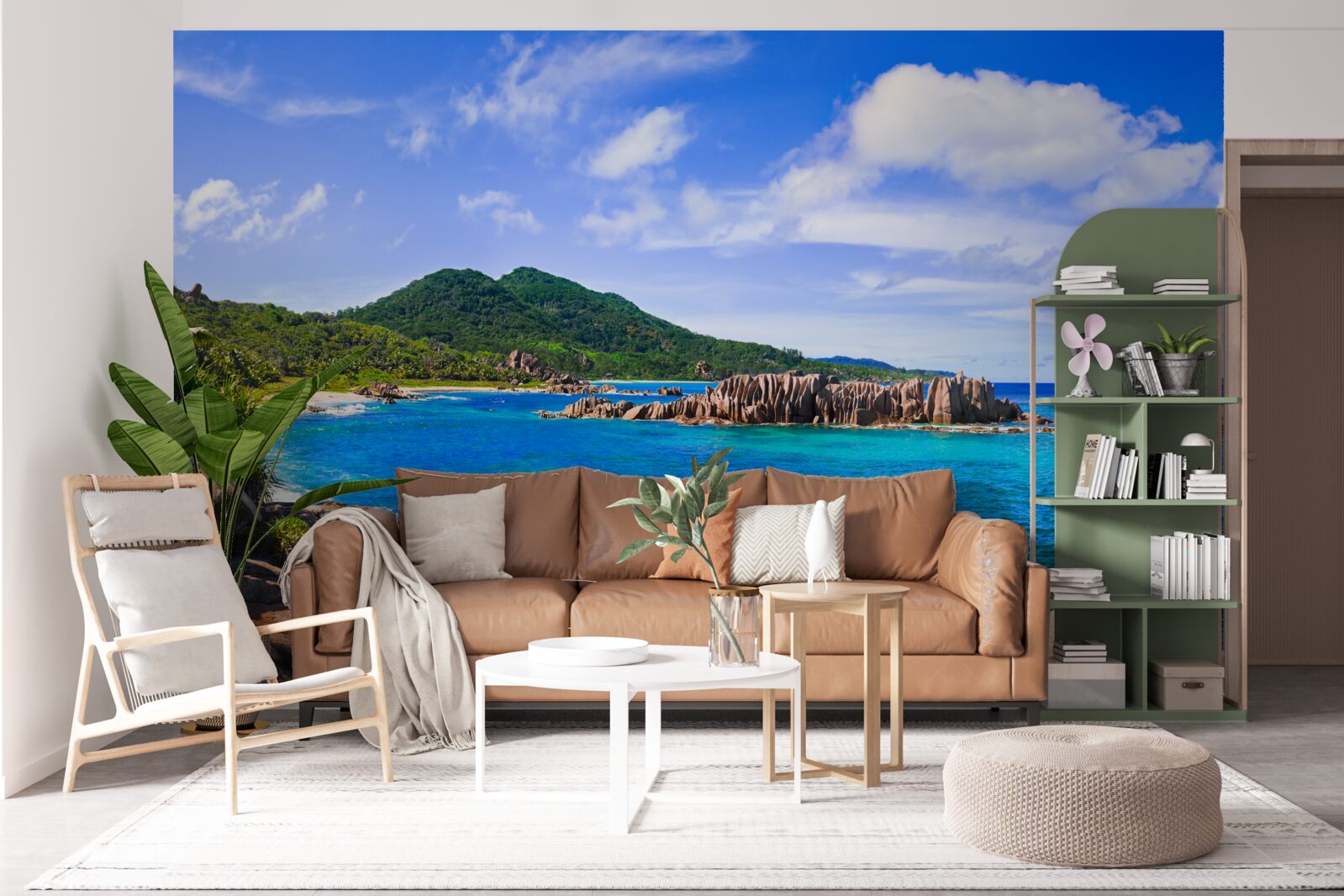 Fototapeta smaragdové strovy a modrý oceán