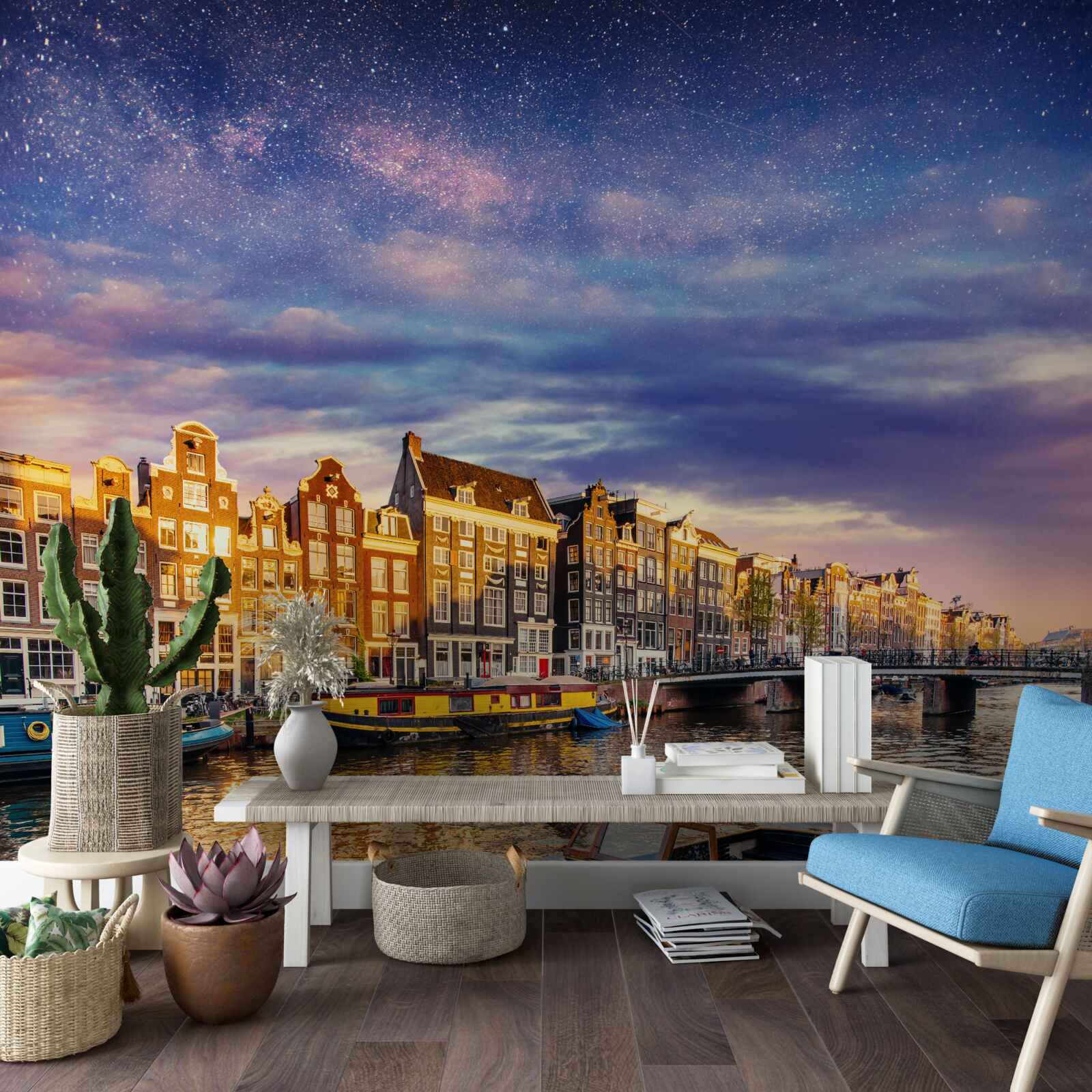 Fototapeta Svetlo prebúdza starobylé mesto na pobreží