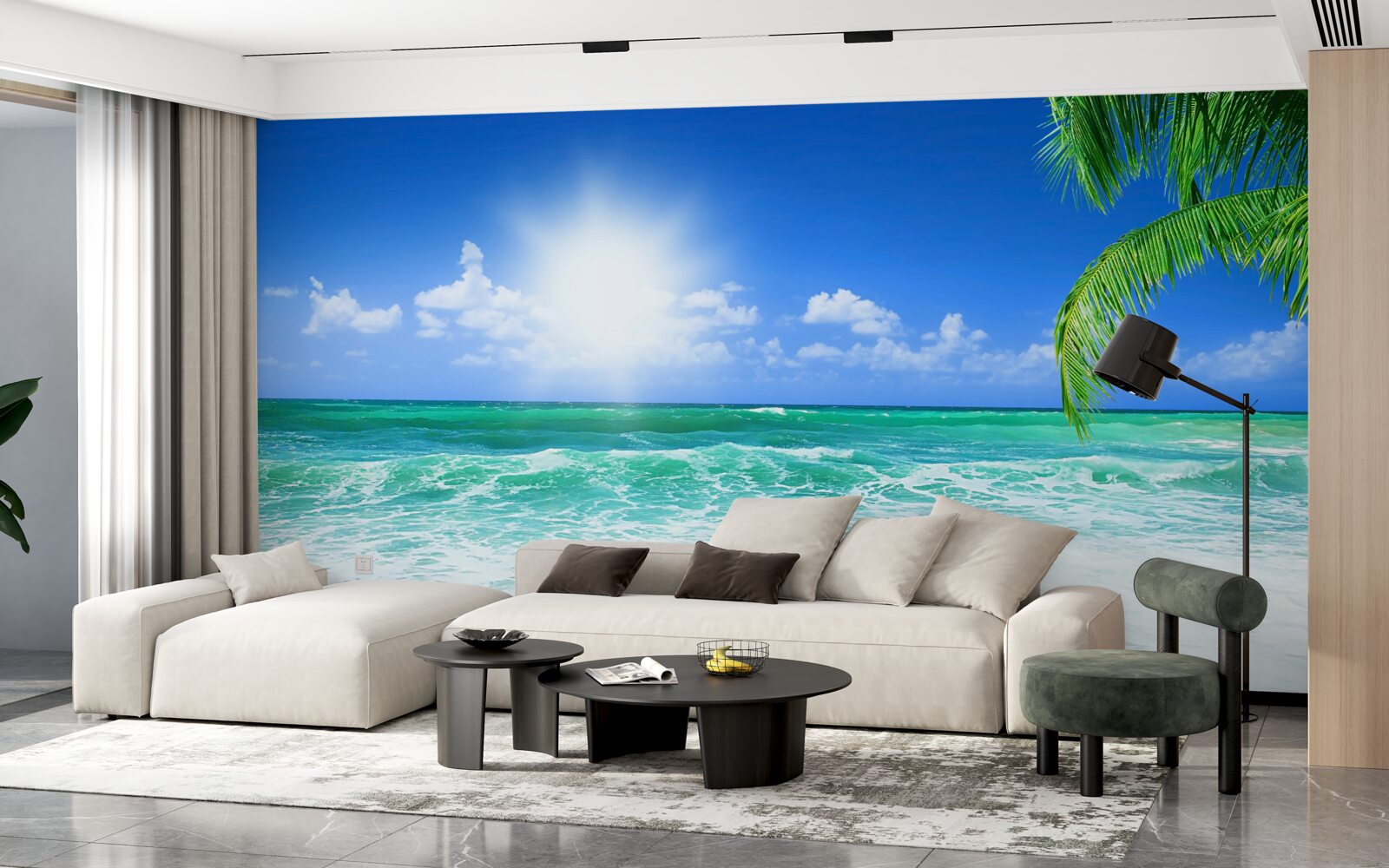 Fototapeta tropický príliv počas dňa