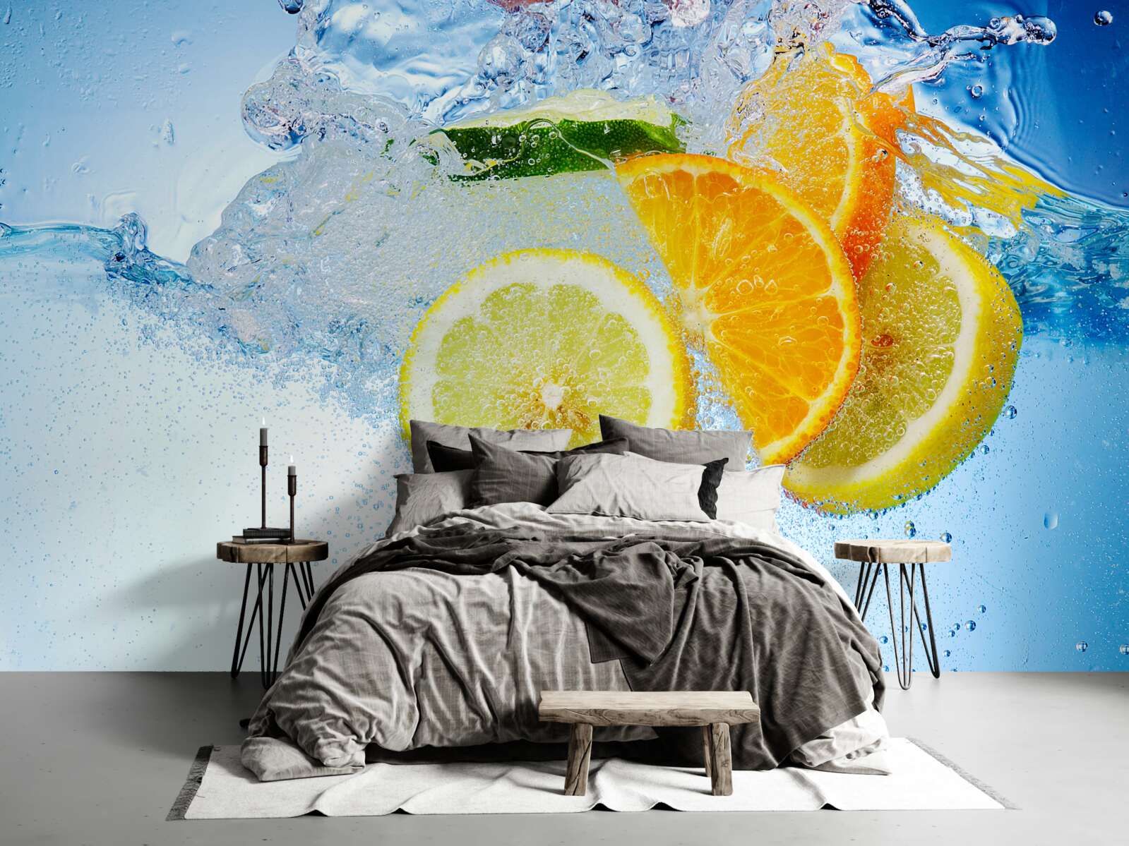 Fototapeta zrelé citrusové plody vode