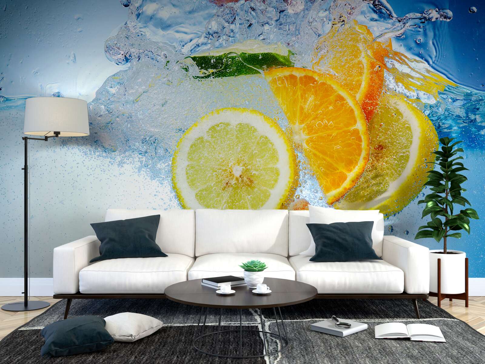 Fototapeta zrelé citrusové plody vode