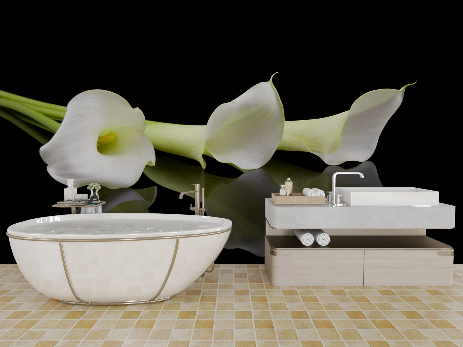 Fototapeta kala odráža vode