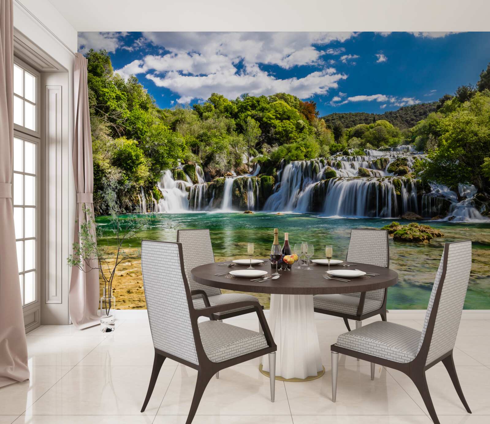 Fototapeta hydroizolácia v niektorých prilbách s pevnou strechou