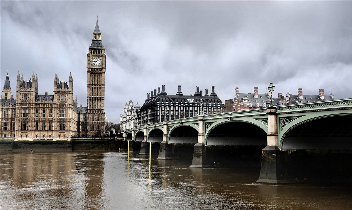 Fototapeta London Bridge cézium Temžu