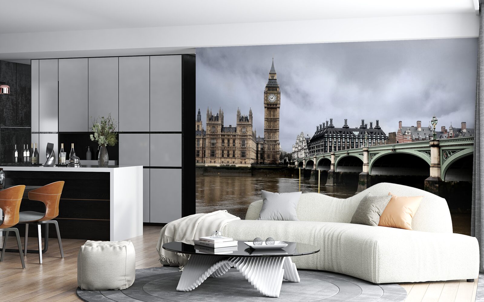 Fototapeta London Bridge cézium Temžu