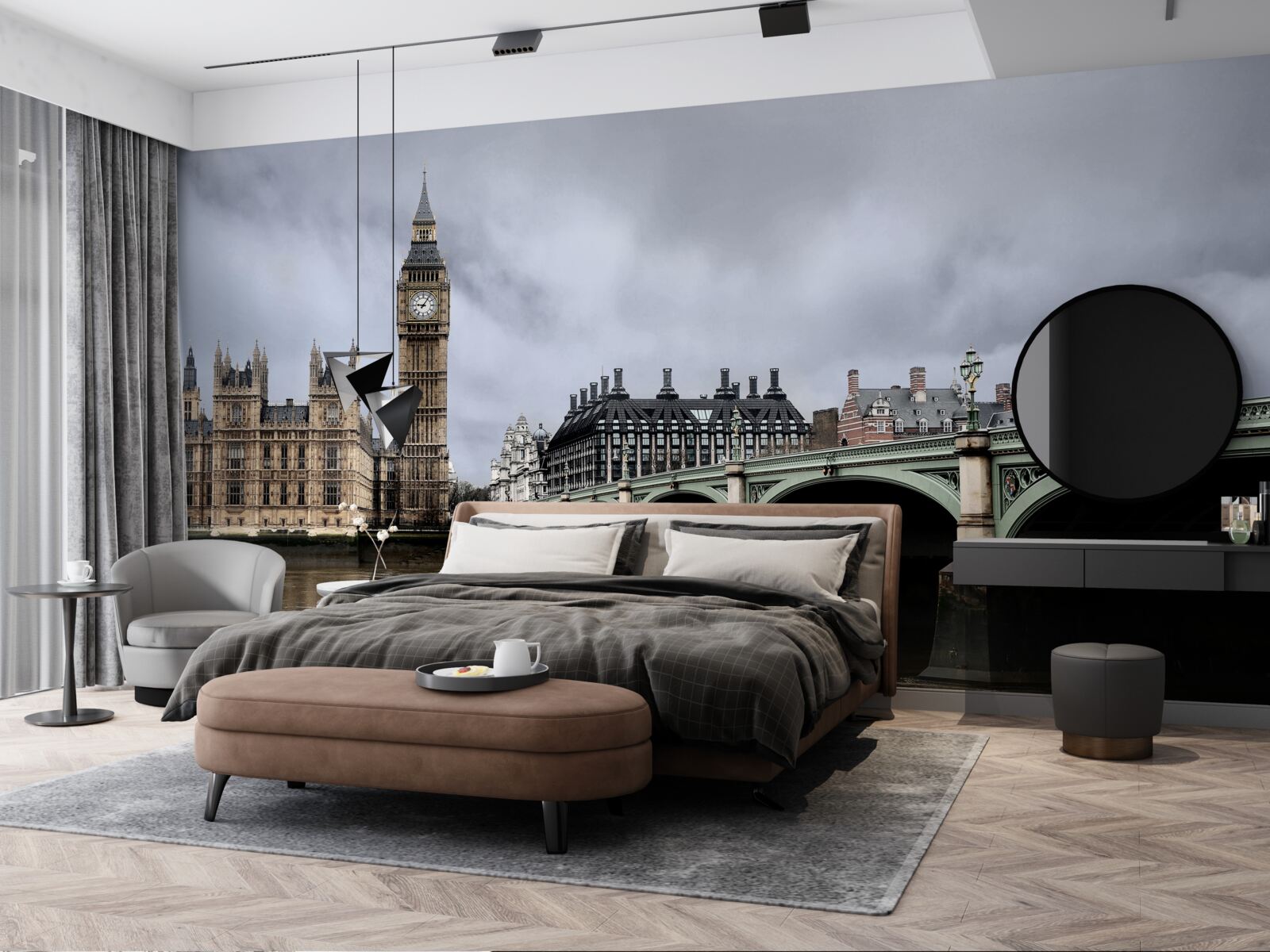 Fototapeta London Bridge cézium Temžu