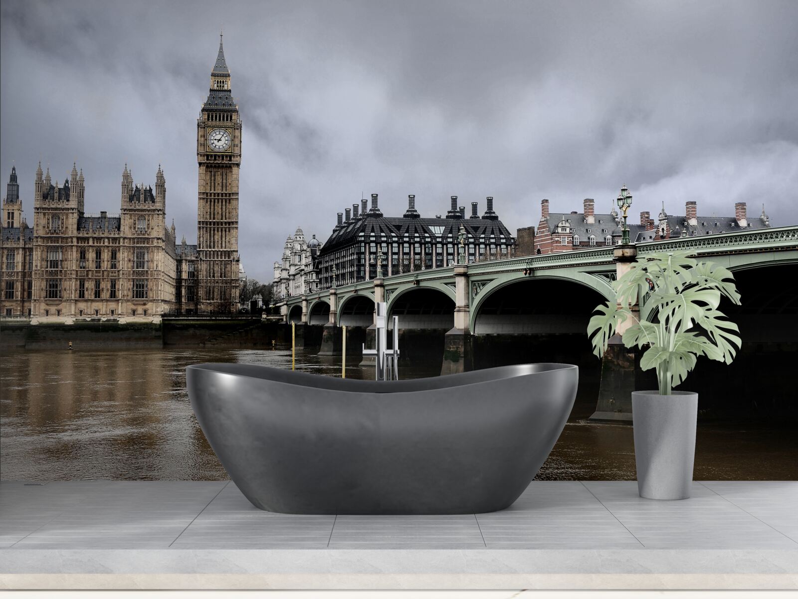 Fototapeta London Bridge cézium Temžu