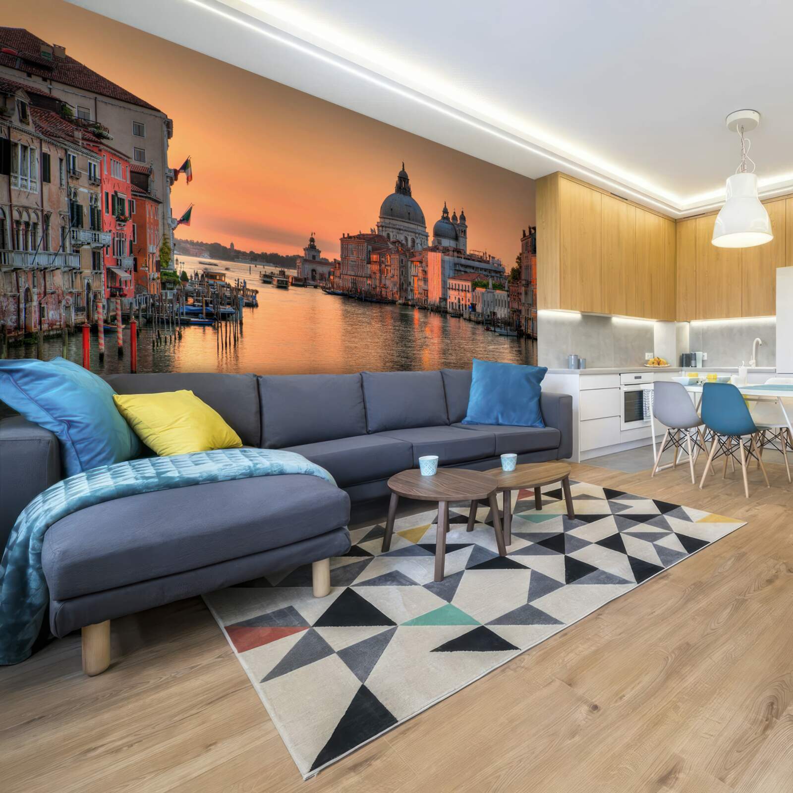 Fototapeta Benátky pri západe slnka