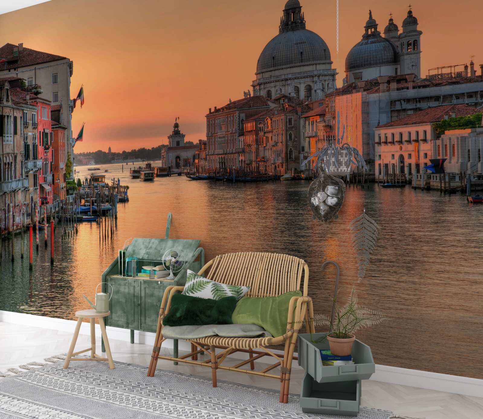 Fototapeta Benátky pri západe slnka