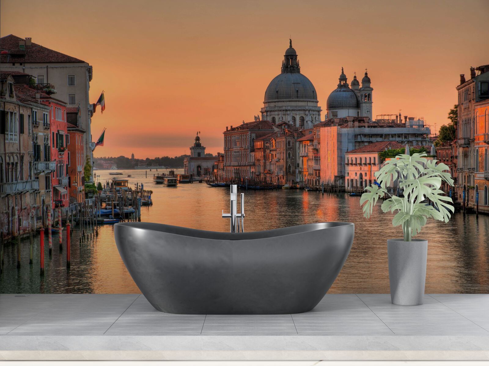 Fototapeta Benátky pri západe slnka