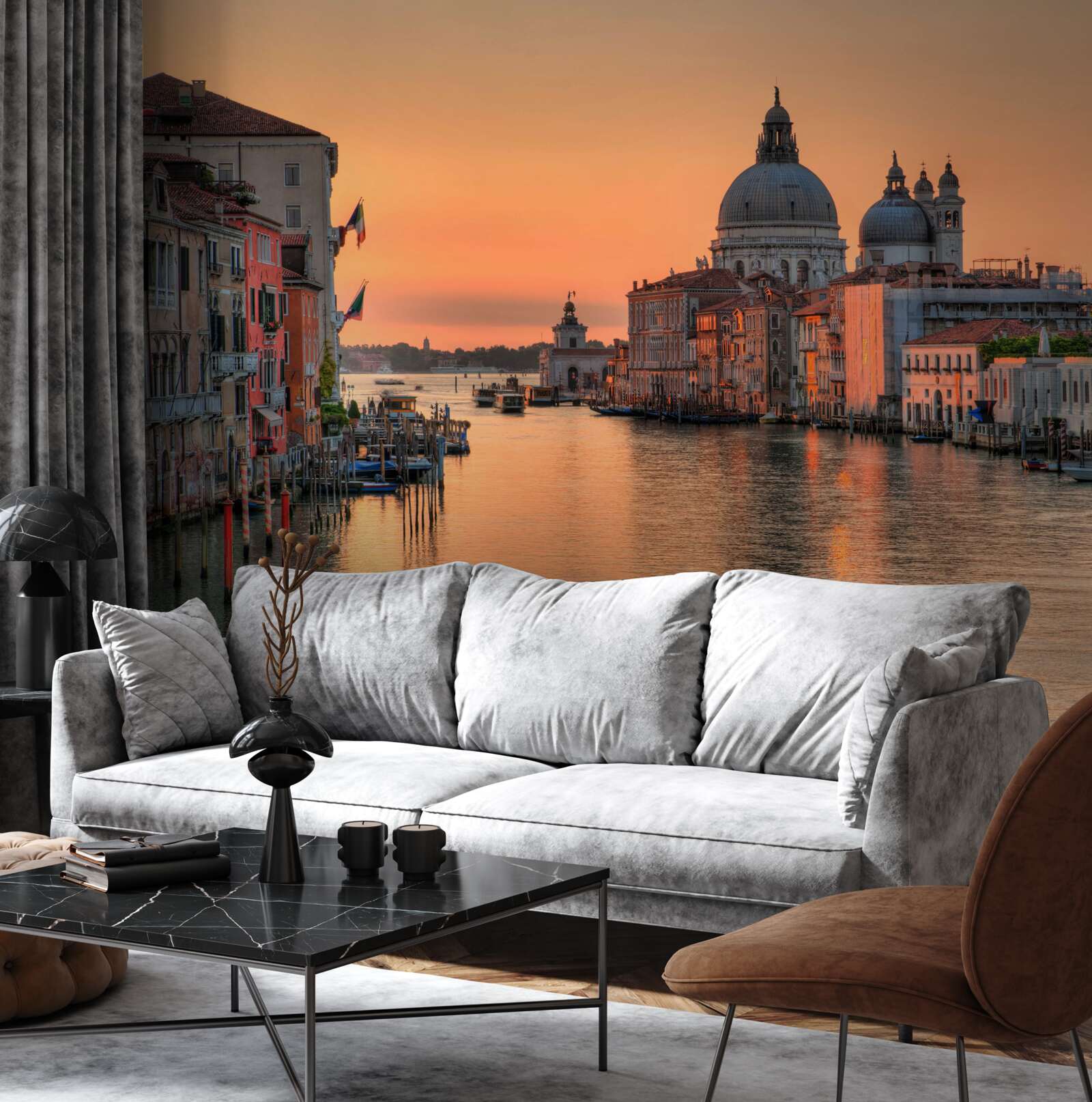 Fototapeta Benátky pri západe slnka