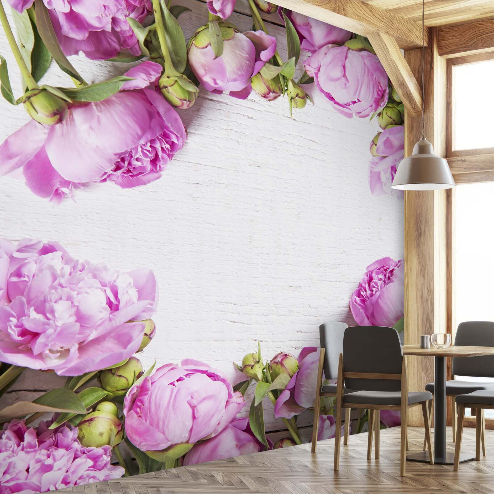 Fototapeta fialové kvety vo výzdobe