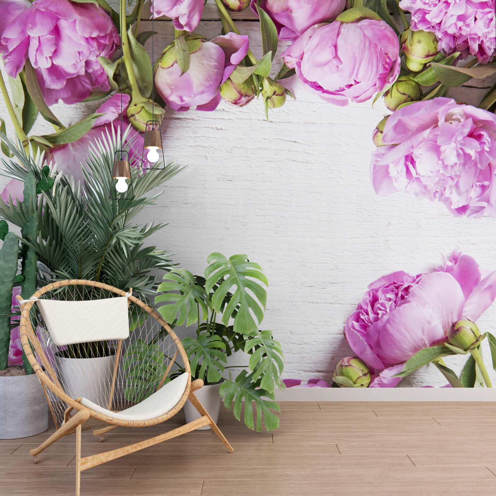 Fototapeta fialové kvety vo výzdobe