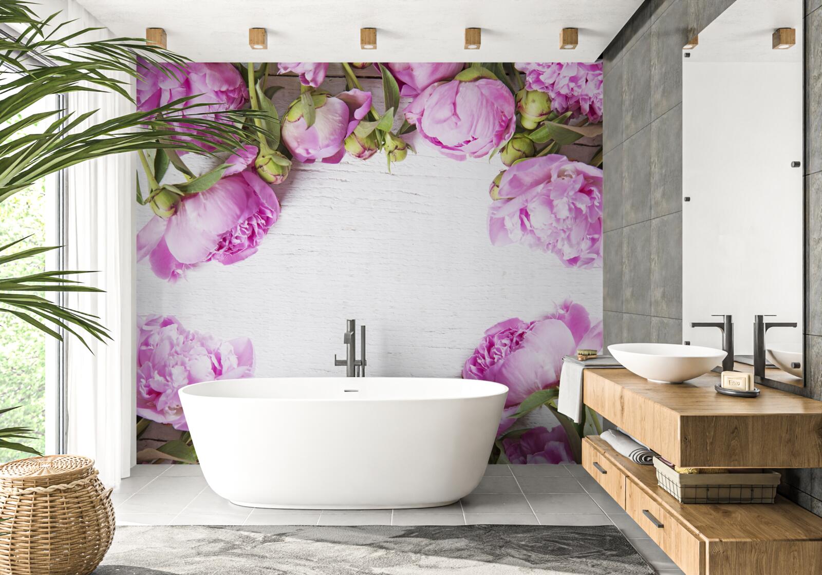 Fototapeta fialové kvety vo výzdobe