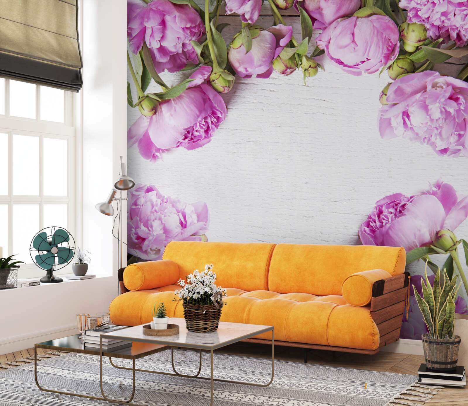 Fototapeta fialové kvety vo výzdobe