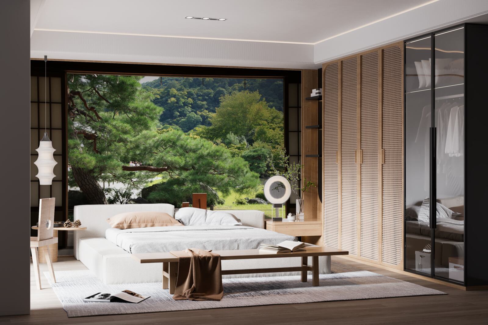 Fototapeta Záhrada v japonskom štýle s vlastnou terasou