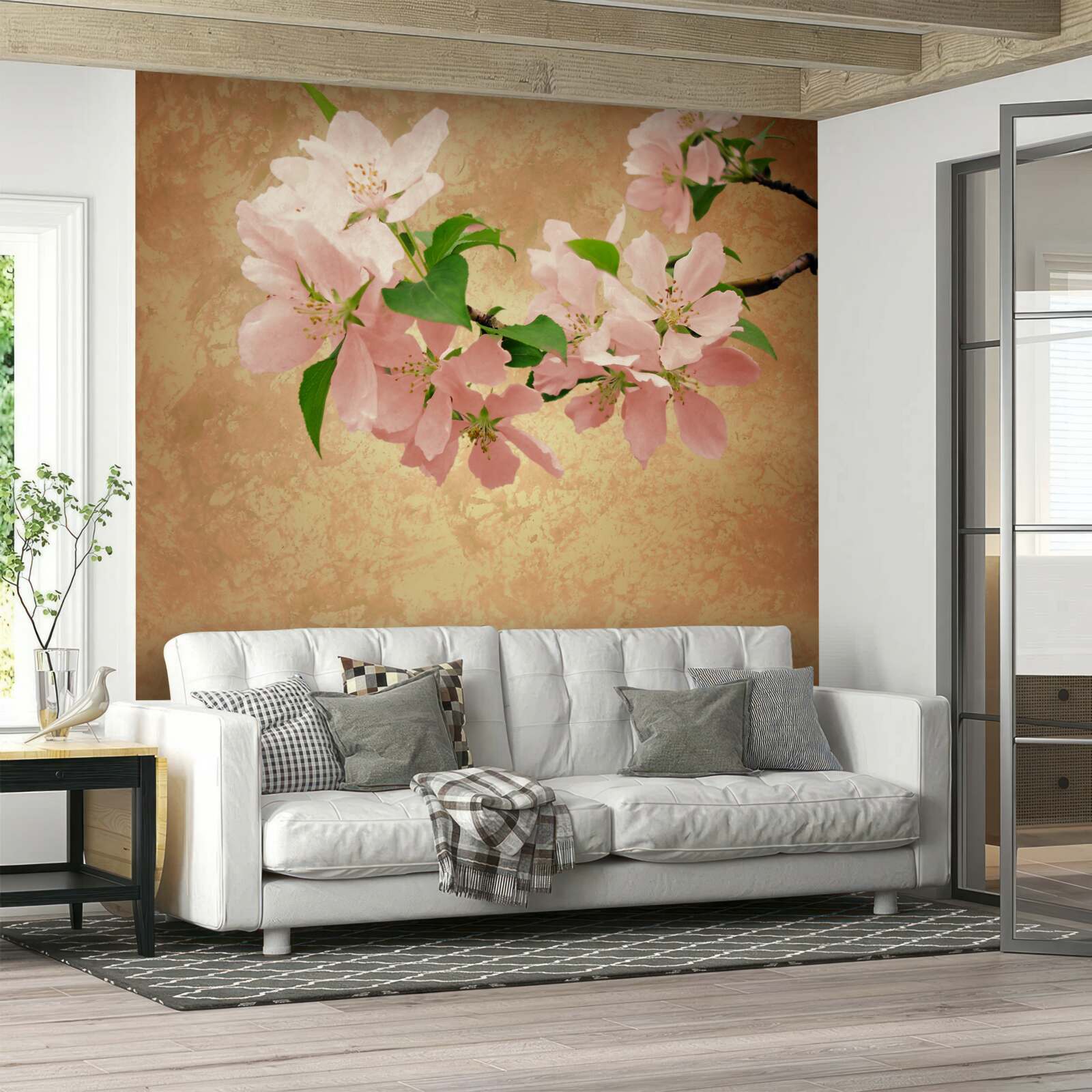 Fototapeta mladé, sladké kvety sakury