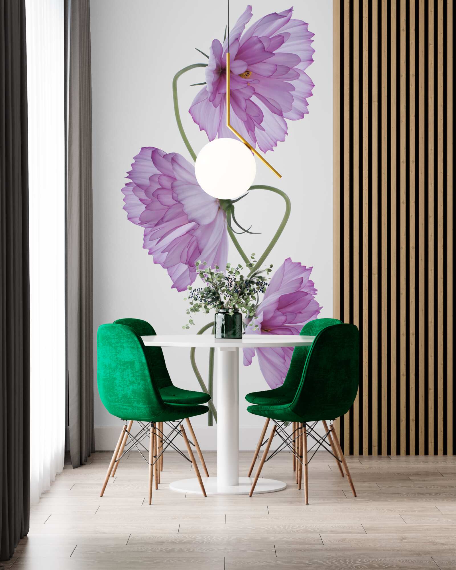 Fototapeta stočené púčiky orgovánu