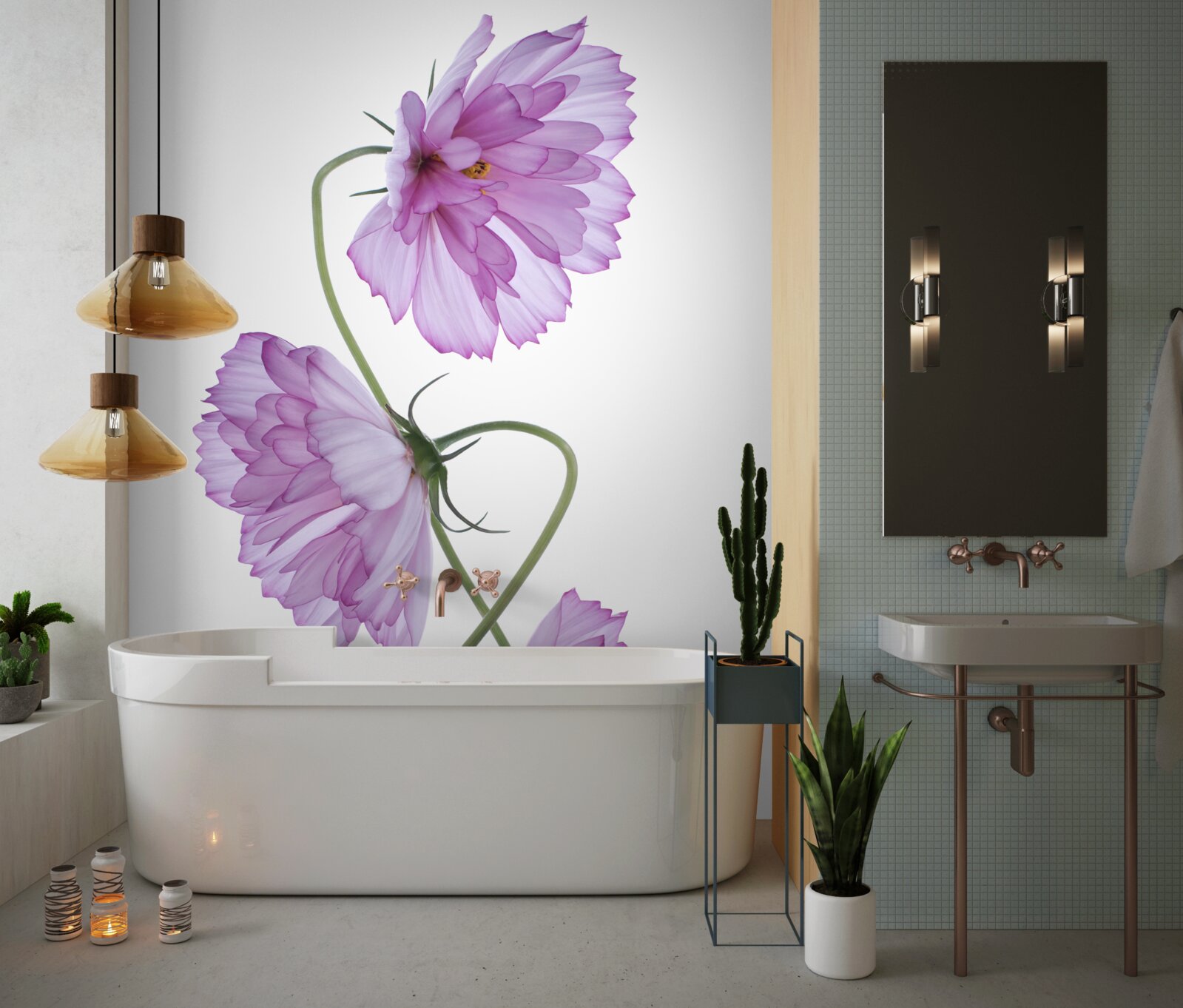 Fototapeta stočené púčiky orgovánu