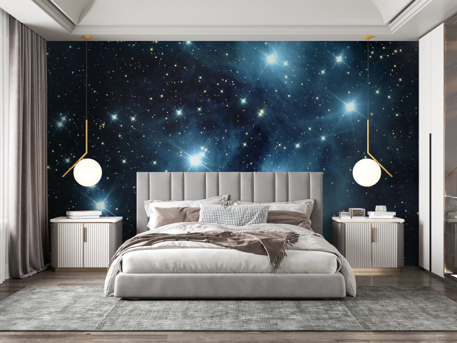 Fototapeta nebeských telies v nebeských galaxiách