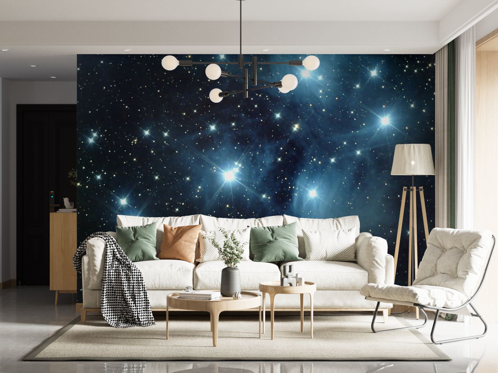 Fototapeta nebeských telies v nebeských galaxiách