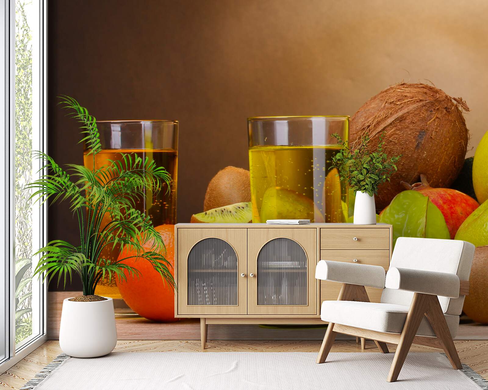 Fototapeta chladiace nápoje na báze exotického ovocia