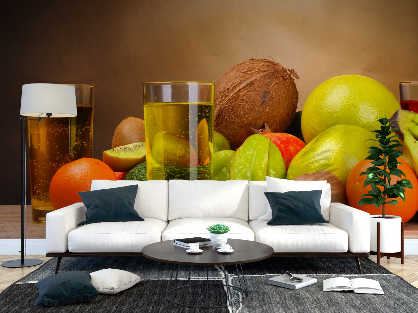 Fototapeta chladiace nápoje na báze exotického ovocia