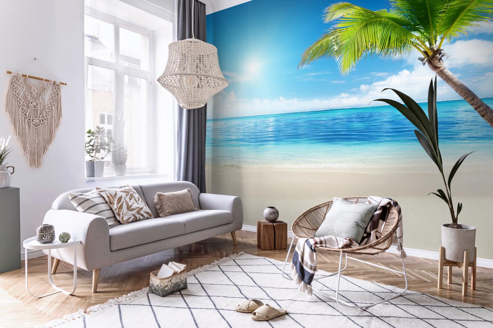 Fototapeta jasný slnečný deň na pobreží v tropoch