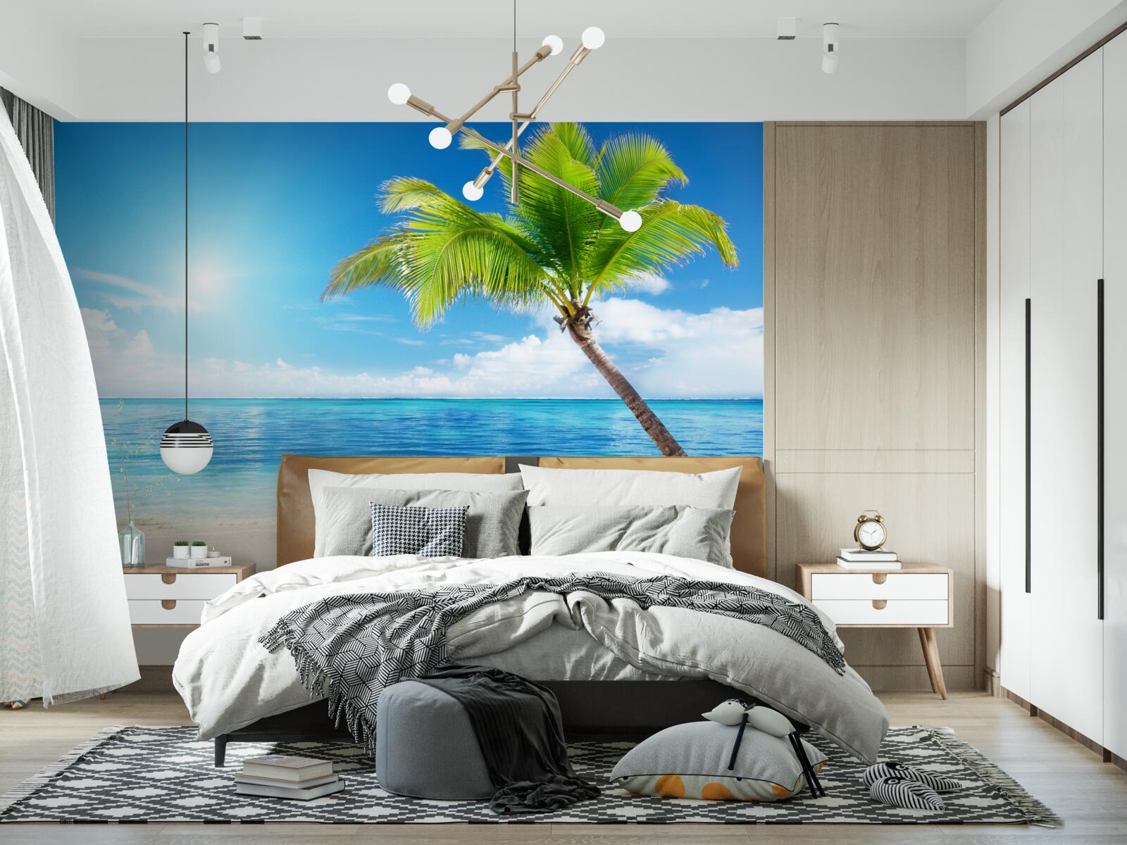 Fototapeta jasný slnečný deň na pobreží v tropoch