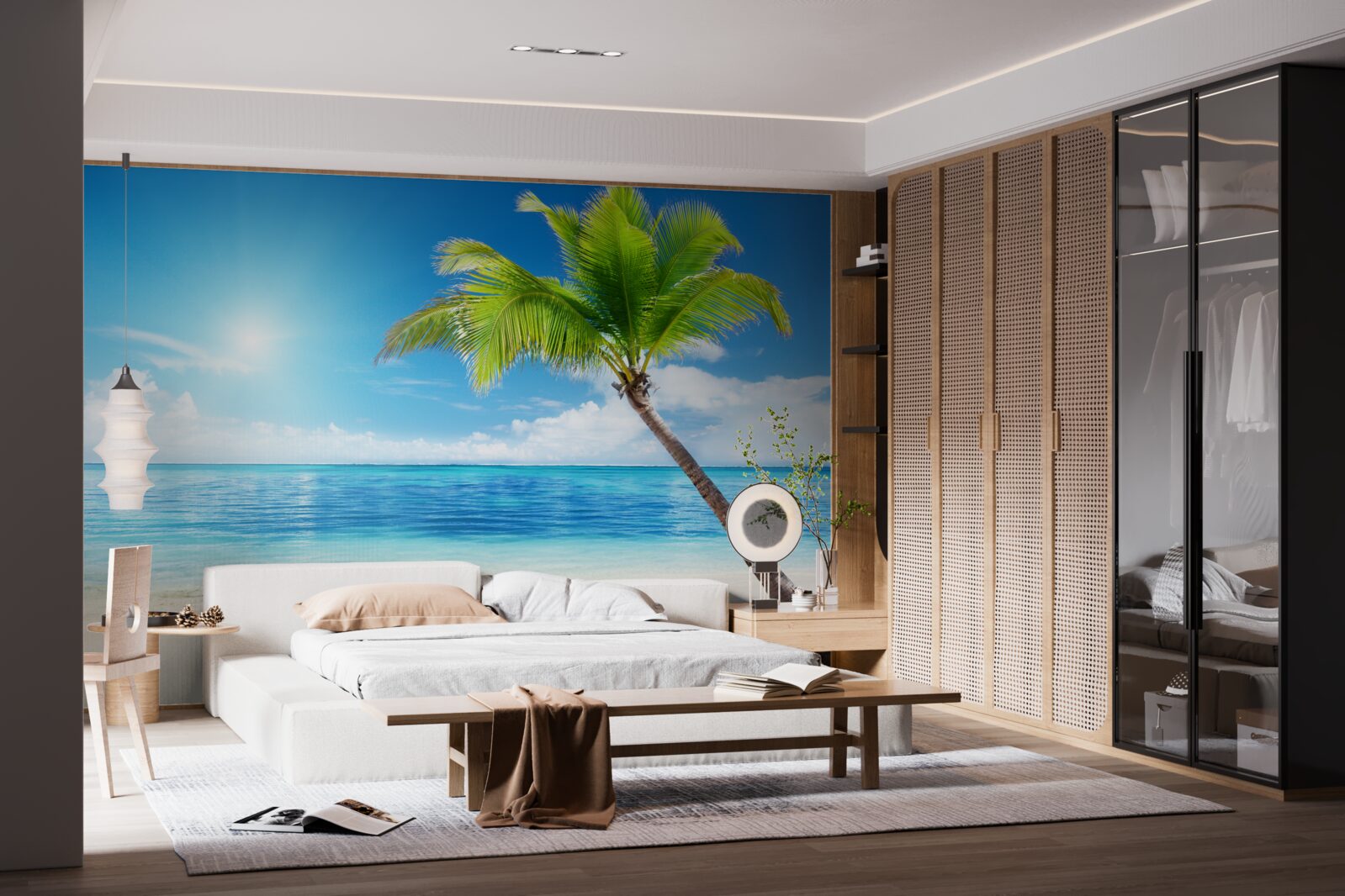 Fototapeta jasný slnečný deň na pobreží v tropoch