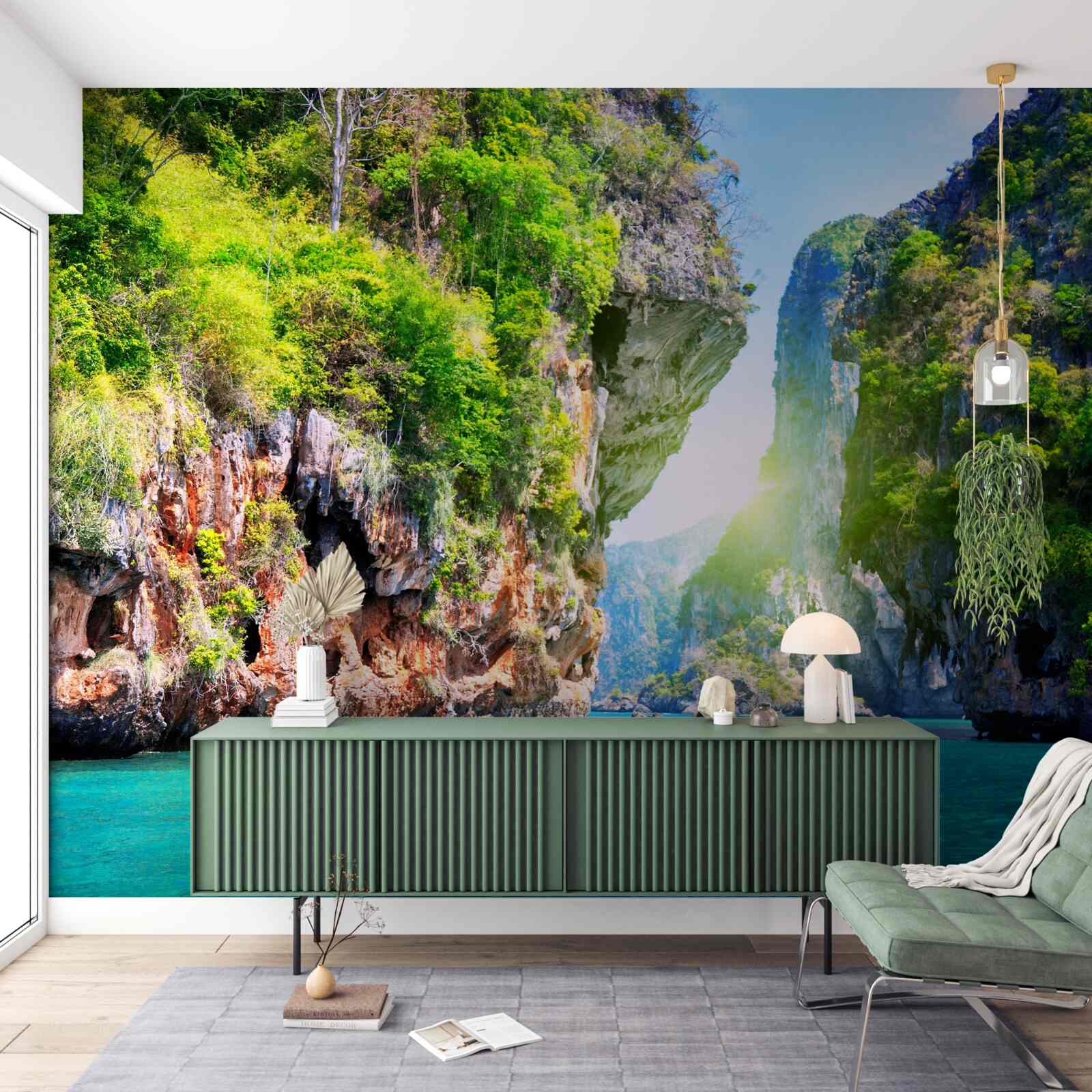 Fototapeta zelené thajské plávajúce otovy