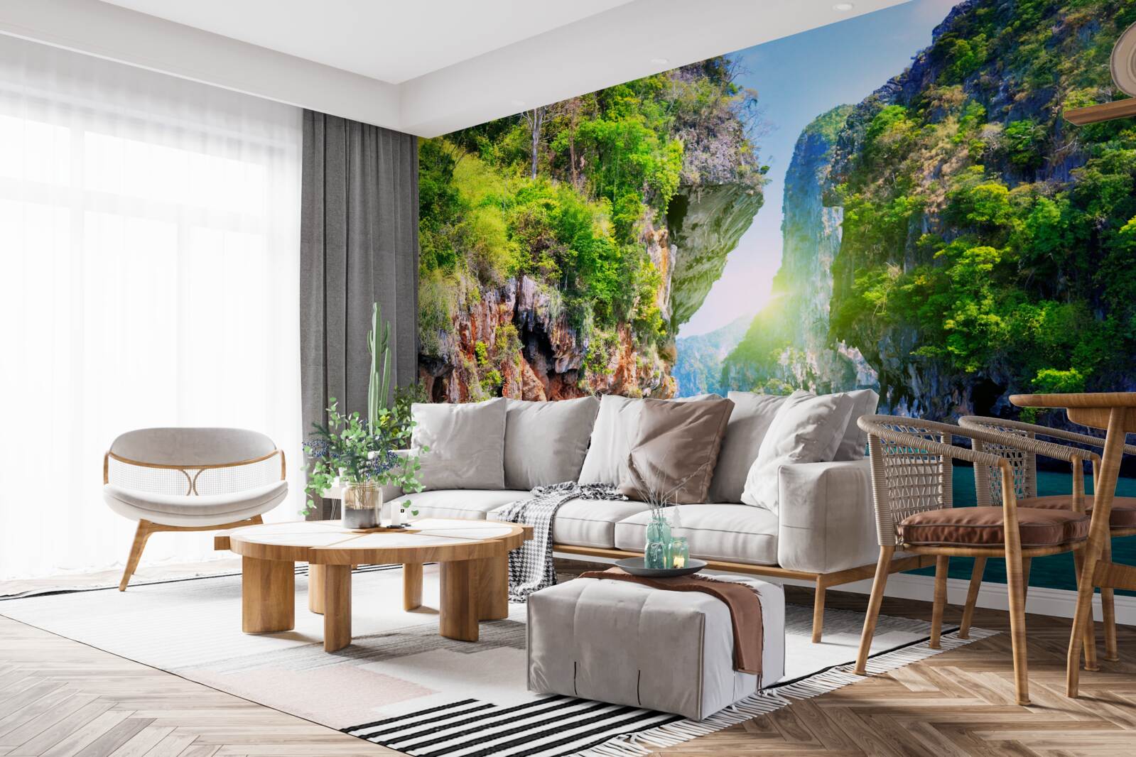 Fototapeta zelené thajské plávajúce otovy