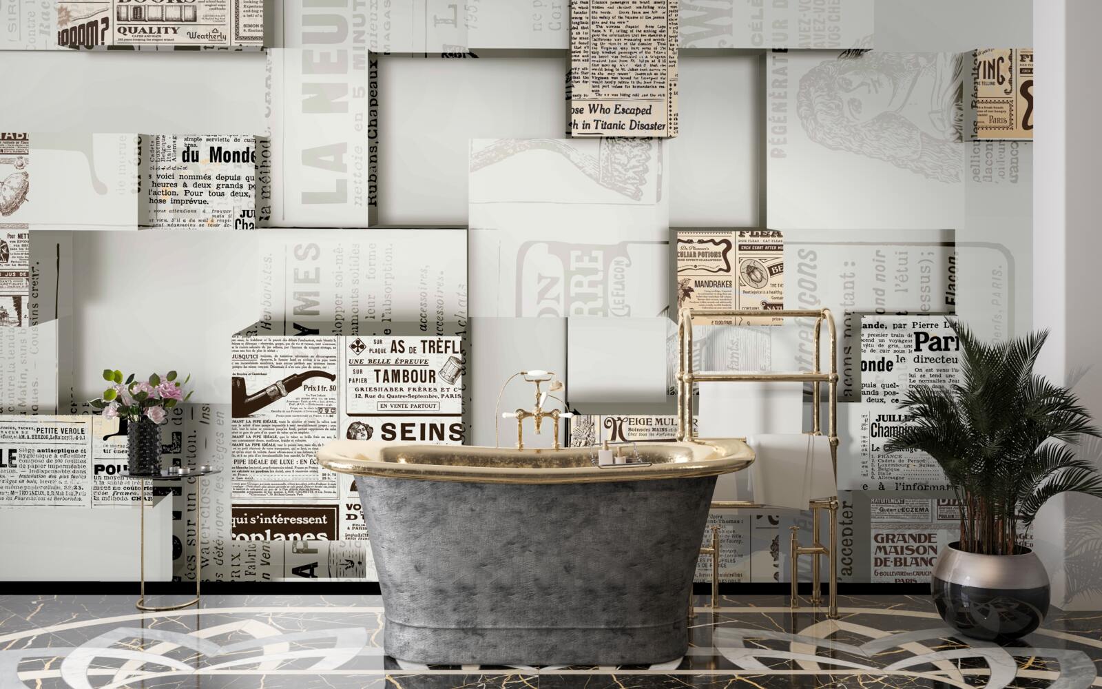 Fototapeta abstrakcie z nových miest na policajnej stanici