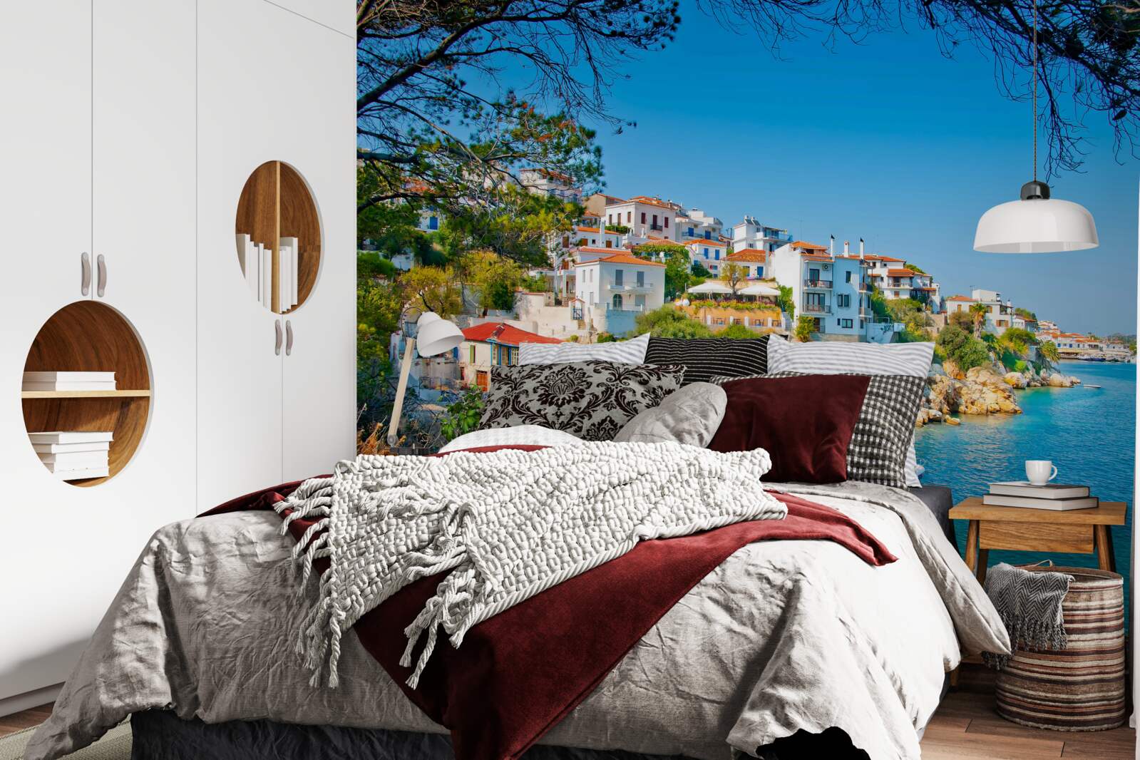 Fototapeta pokojné miesto neďaleko gréckej osady