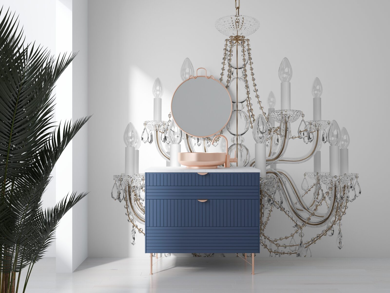 Fototapeta elegantný vintage lesk tak svietnikom