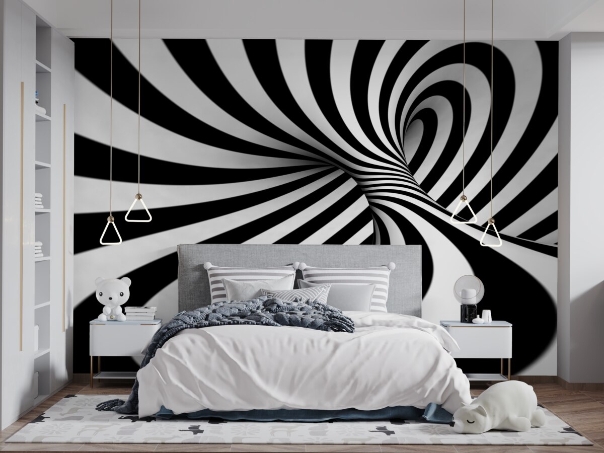 Fototapeta biela a jemné odtiene nekonečna