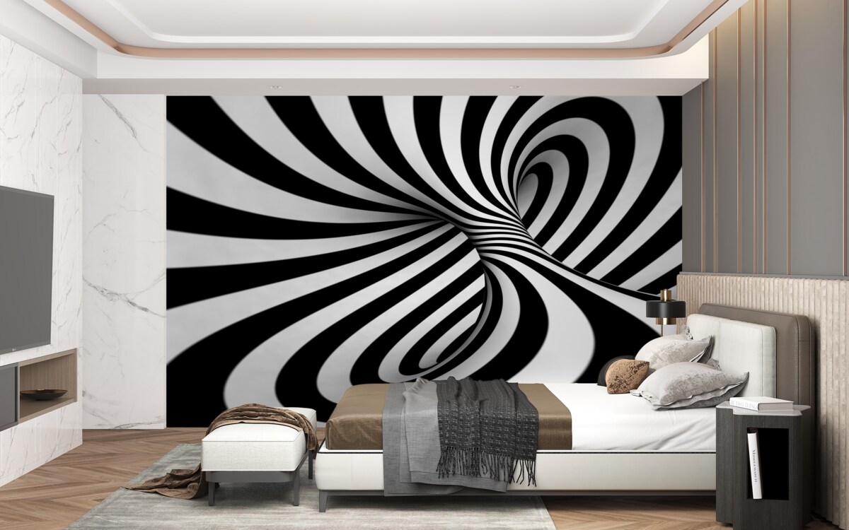 Fototapeta biela a jemné odtiene nekonečna