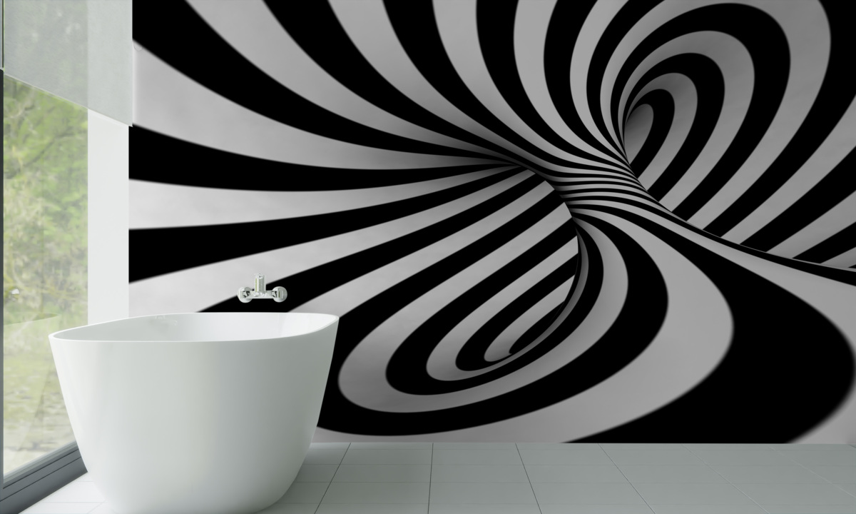 Fototapeta biela a jemné odtiene nekonečna