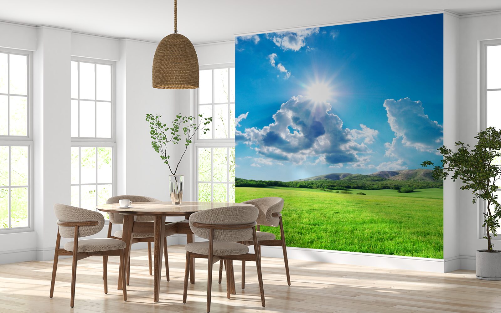 Fototapeta ľahký letný dizajn pre lukea