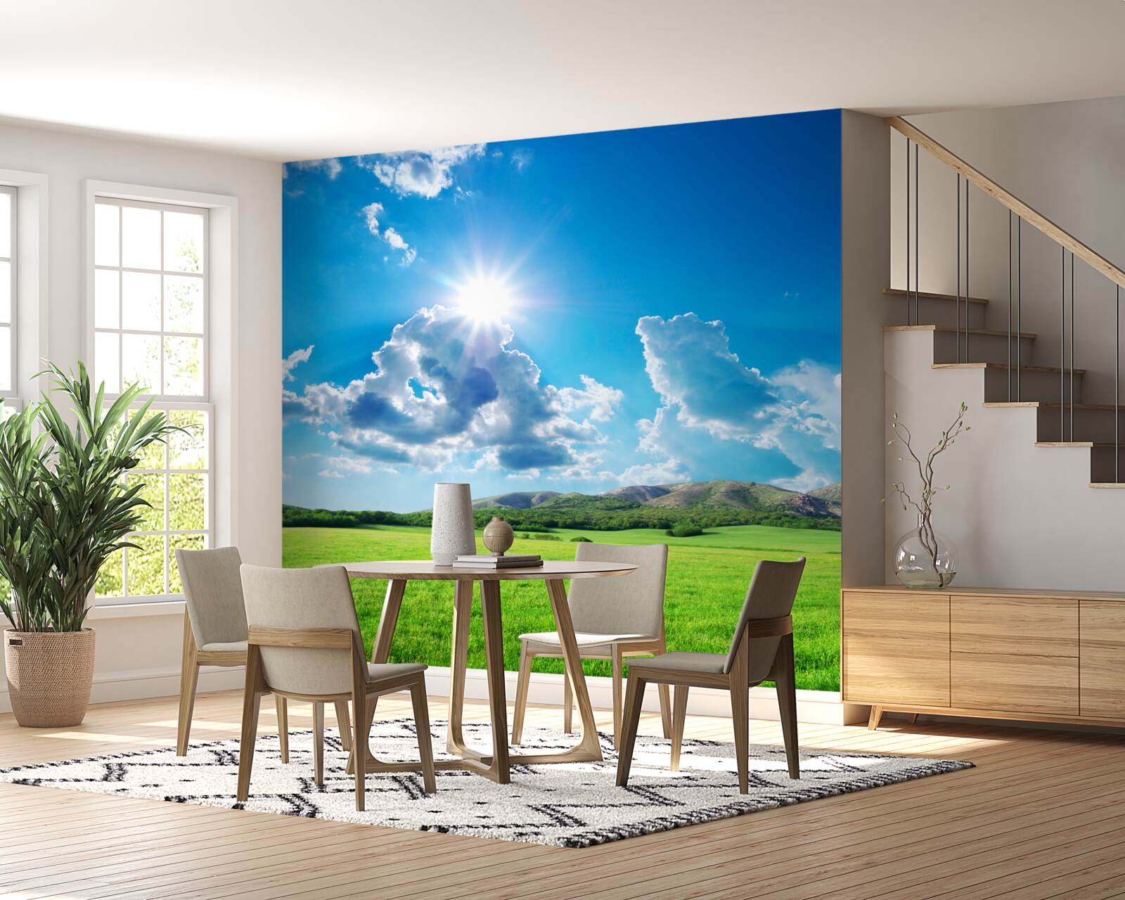 Fototapeta ľahký letný dizajn pre lukea