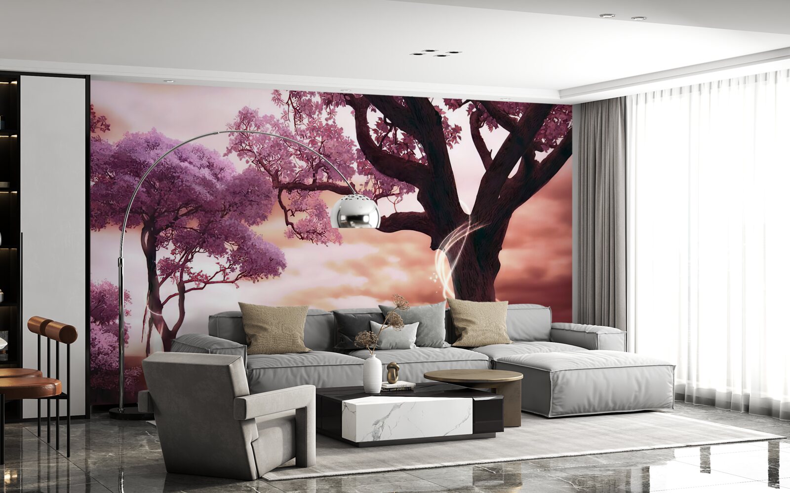 Fototapeta silné stromy v púšti, plné života a krásy