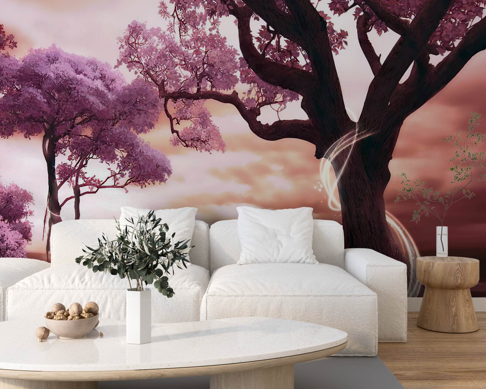 Fototapeta silné stromy v púšti, plné života a krásy