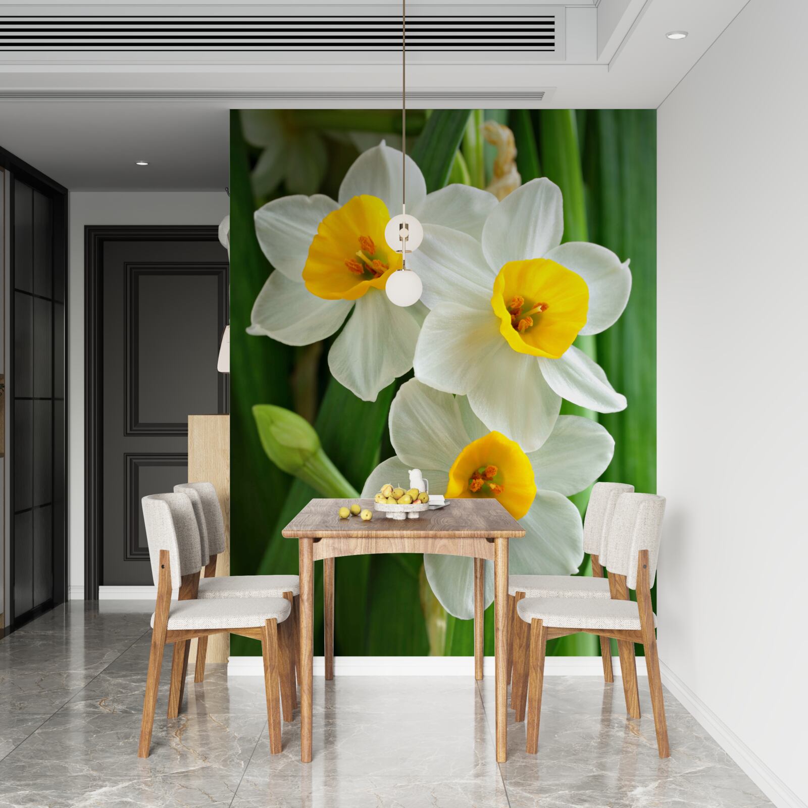 Fototapeta krásne, pôvabné letné narcisy