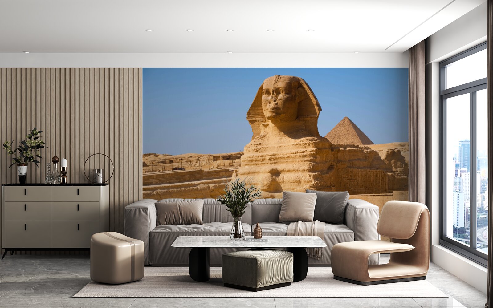 Fototapeta staroveká sfinga z egypta