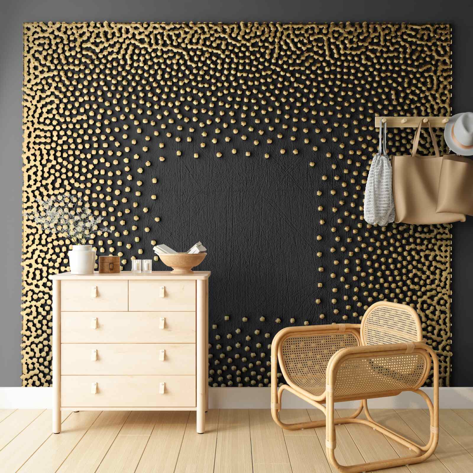 Fototapeta invertovaný počítačový čip